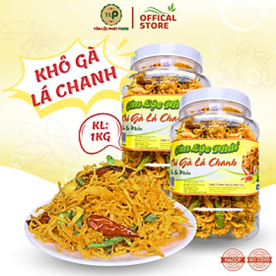 KHÔ GÀ LÁ CHANH TÂN LỘC PHÁT COMBO 1KG  - MỖI HŨ 500G