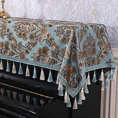 Khăn phủ đàn piano cơ đàn piano điện tử 88 phím phong cách Châu Âu cổ điển sang trọng chống bụi chống xước