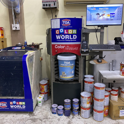 Sơn Nước Toa Homecote nội thất màu xanh lá 7658_5L