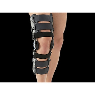 Nẹp gối khóa số tùy chỉnh Dr.Med DR-K027 Hàn Quốc ổn định, phục hồi, chấn thương, gãy xương đùi - Trái/Phải