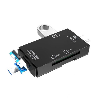 Đầu đọc thẻ nhớ SD, TF chân Type C, USB 3.0 Micro USB / U / Type C / TF / SD Cho Điện Thoại / Laptop - Hàng Nhập Khẩu