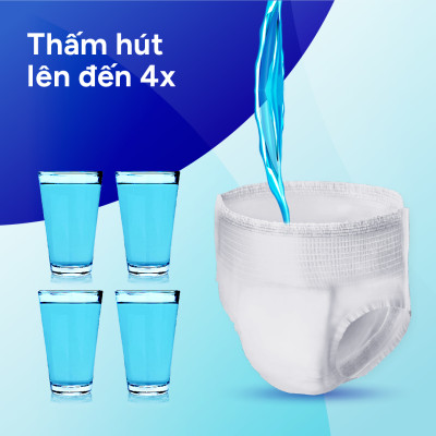 Combo 2 Tã quần người lớn Confidence Slim&Fit mỏng nhẹ vừa vặn size M/L gói 16/14 miếng