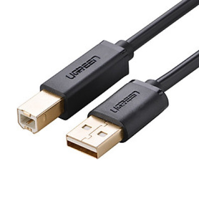 Dây máy in USB 2.0 chuẩn A đực sang chuẩn B đực độ dài từ 1-5m UGREEN US135 - Hàng Chính hãng 