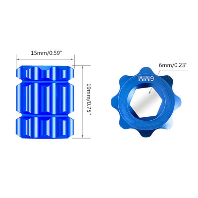 Dụng Cụ Tháo Trục Giò Xe Đạp Bằng Hợp Kim Nhôm (Cho Lục Giác Size 6mm) Mai Lee 