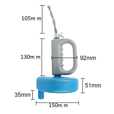 Dụng Cụ Thông Cống 5m có tay cầm Loại Tốt