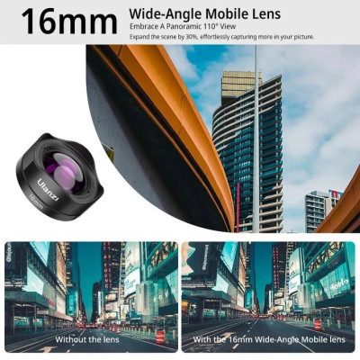 Ống Kính Điện Thoại 16mm / 60mm - ULANZI CL-005/CL-006 - Hàng Nhập Khẩu