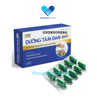 Dưỡng tâm đan DHT Hộp 30 viên - Dưỡng tâm, an thần, hỗ trợ cải thiện tình trạng mất ngủ, lo lắng, căng thẳng tinh thần - Châu Ngân Pharma