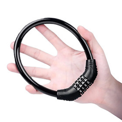 Khóa Số Xe Đạp , xe máy  Khóa Dây Chống Trộm Xe Máy Chống Cắt  Mật Mã 4 Số Lõi Thép Cao Cấp Không Lo Mất Chìa Khóa Cleacco Boro Sport