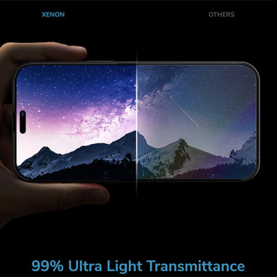 Kính Cường Lực Gốm Nano UNIQ OPTIX XENON Cho iPhone 16 Pro Max Với Chất Liệu Gốm Thủy Tinh NANOCERAM Cao Cấp Hàng Chính Hãng