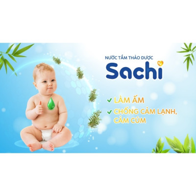 COMBO Chai Nước Tắm Gội Thảo Dược Sachi 250ml & Tinh Dầu Tràm Thiên Nhiên Nguyên Chất Sachi 30ml