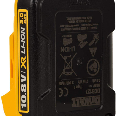 PIN CHO MÁY KHOAN 10.8- 12V MAX-2AH DEWALT DCB127- HÀNG CHÍNH HÃNG