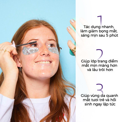 Combo 10 Mặt nạ mắt Skin Republic Fast Fix Holographic Foil Under Eye Patch (2 cặp) 6ml