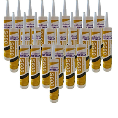 Keo Silicone S600-25 Lon; Hộp=25 Lon/300ml; Đủ Mầu Sắc