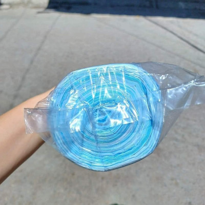 Cuộn 100 Túi Đựng Rác, Túi Rác Tự Phân Huỷ, Túi Đựng Rác Dây Rút Kích Thước 40x50cm, Dai, Tiện Lợi