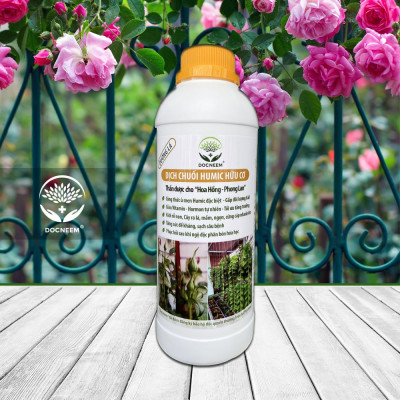 Combo Phân bón toàn diện Đậu tương Humic, Dịch chuối, Kích Hoa (3 lít), thương hiệu Docneem, cung cấp dinh dưỡng chuyên biệt cho từng giai đoạn phát triển của cây kiểng, hoa hồng, hoa lan, nguồn gốc hữu cơ, an toàn dễ sử dụng