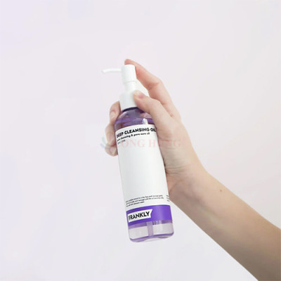 Dầu tẩy trang Frankly Deep Cleansing Oil giúp làm sạch mụn ẩn và mụn đầu đen (200ml) - Hàng chính hãng