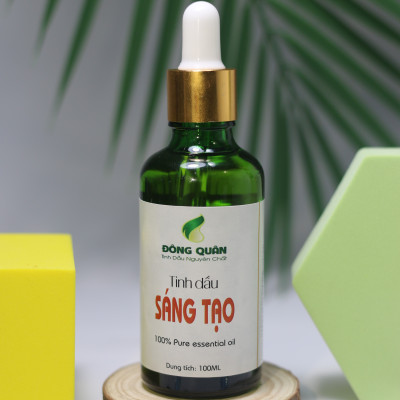 Tinh Dầu Sáng Tạo Nguyên Chất Đông Quân Làm thơm Phòng, Giảm Căng Thẳng, Âu Lo, Tăng Cường Tư Duy Sáng Tạo 100ml/lọ