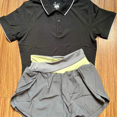 Bộ quần áo thể thao nữ đa năng chạy bộ, tennis, pickeball, yoga,gym,aerobic,zumba...