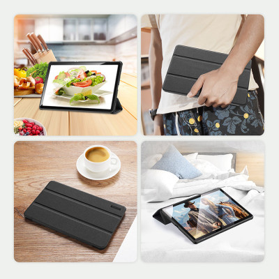 Bao da cho SamSung Galaxy Tab A9+ Plus 2023 chính hãng Dux Ducis Domo viền mềm chống sốc - Hàng chính hãng
