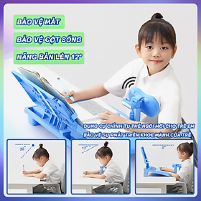 Bộ Chỉnh Sửa Tư Thế Ngồi Bàn Học Chống Cận,Chống Gù, Chống Ngủ Gật Cao Cấp – Thiết Kế Mặt Bàn Nghiêng 12 Độ