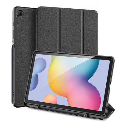 Bao da cho Samsung Galaxy Tab S6 Lite P610/P615 chính hãng Dux Ducis Domo có ngăn đựng bút - Hàng chính hãng