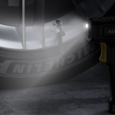 Máy bơm lốp cầm tay cho xe hơi, xe máy sạc pin không dây cầm tay dễ dàng tiện lợi đa năng (Tặng kèm quà ngẫu nhiên)