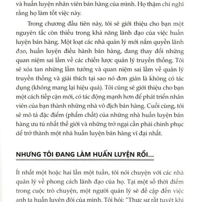 Coaching Salespeople Into Sales Champions - Huấn Luyện Nhân Viên Bán Hàng Trở Thành Nhà Vô Địch Bán Hàng 