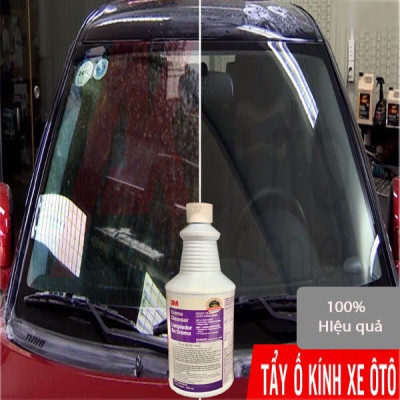 Dung dịch tẩy ố kính xe Ô Tô, vảy cá trên vách kính, tẩy rỉ sét inox, vệ sinh bồn tắm 3M 946ml