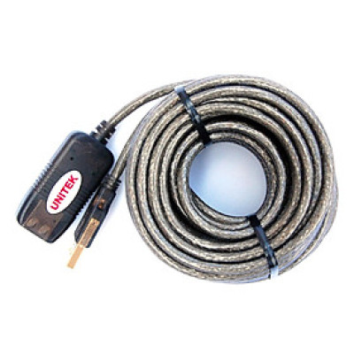 Cáp nối dài USB 10M Unitek Y-260 có chíp khuếch đại - Hàng Nhập Khẩu