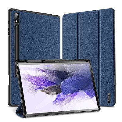 Bao Da Cho Samsung Galaxy Tab S10 FE , S10 FE Plus Chính Hãng Dux Ducis Domo Có Khay Đựng Bút Tiện Lợi- Hàng nhập khẩu