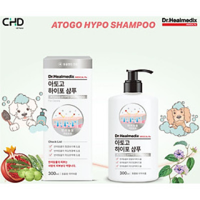 Dầu gội dưỡng ẩm dành cho chó - DR.HEALMEDIX  ATOGO HYPO SHAMPOO 300ML