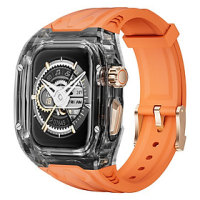 Ốp Case tích hợp dây đeo Lamborghini Style cho Apple Watch Series 4/5/6/SE/7/8/9/SE1,2,3 Size 40mm/41mm & 44mm/45mm - Hàng Chính Hãng