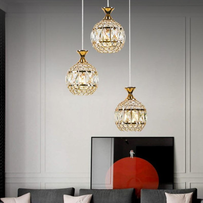 Bộ đèn thả KAIRI pha lê sang trọng - kèm bóng LED chuyên dụng