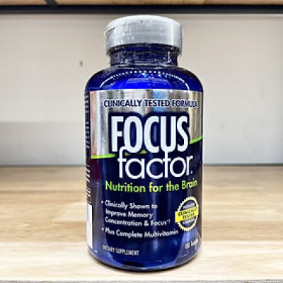 Thực phẩm bổ sung viên uống bổ Não - Focus Factor 180 viên của Mỹ  (mẫu mới nhất)