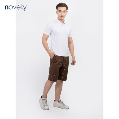 Quần Short khaki 0 Ply linen Novelty in họa tiết 2000620