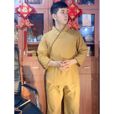 ĐỒ LAM ĐI CHÙA Mẫu Chéo Nhật Nam SS1