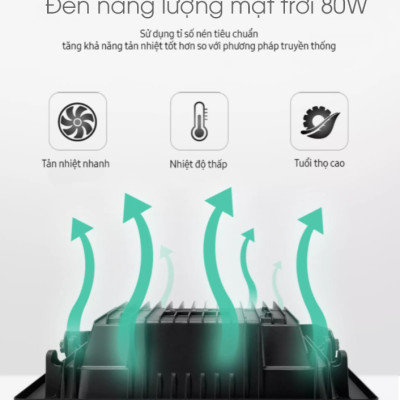 Đèn năng lượng mặt trời Max Tech 180W - 60W - 80W - 100W - 45W, Hoàn toàn không sử dụng điện, có điều khiển từ xa - D1147