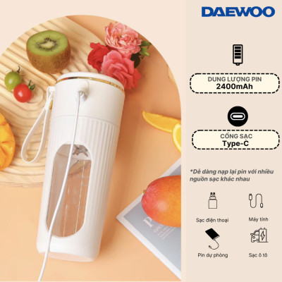 Ly Xay Cầm Tay DAEWOO DWBL-3424 (340ml) Hàng Chính Hãng