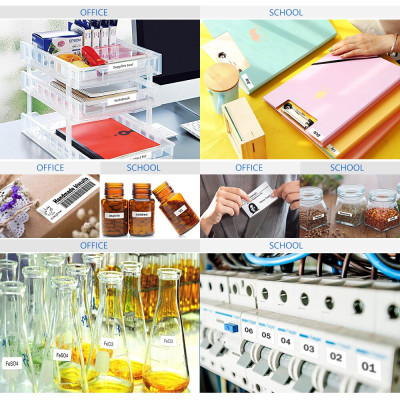 Nhãn In Tiêu Chuẩn TZE Brother Tze-651 Chữ Đen Trên Nền Vàng (24mm) - Hàng Chính Hãng