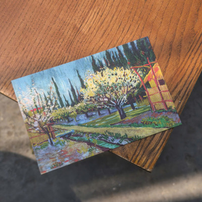 BỘ 100 POSTCARD VAN GOGH – Giấy mỹ thuật 300g cao cấp - Nho Xanh 