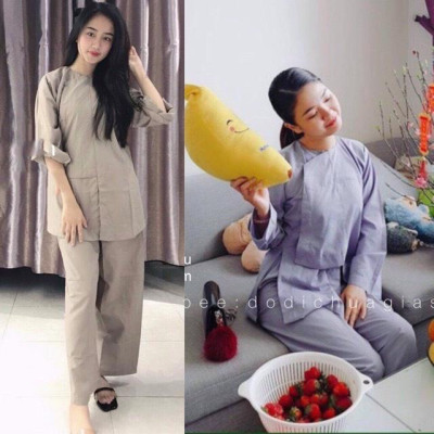 ĐỒ LAM ĐI CHÙA Đồ Đi Chùa# Vạt Hò Nút Thắt Vải Kate Mịn