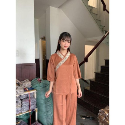 ĐỒ LAM ĐI CHÙA MẪU LỤA PHÁP Cao Cấp