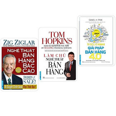 Combo Nghệ thuật bán hàng bậc cao + Làm chủ nghệ thuật bán hàng + Giải pháp bán hàng 4.0 - FirstNews
