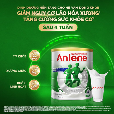Combo 2 Sữa Bột Anlene Hương Vanilla (Hộp giấy 1200g)