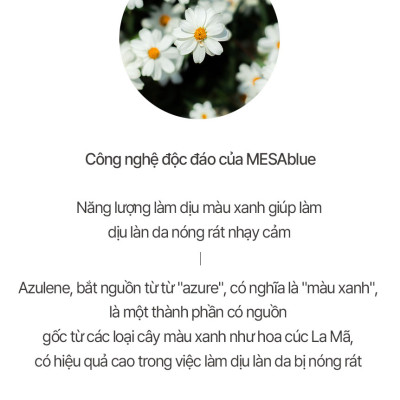 Kem Dưỡng Ẩm Mặt MESABLUE REFRESING BLUE GEL 5ml x 20ea