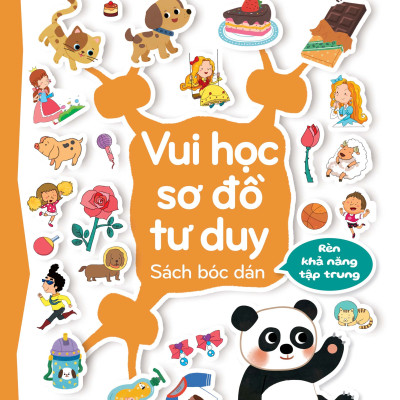 Combo Vui Học Sơ Đồ Tư Duy: Sách Bóc Dán (6 Cuốn)