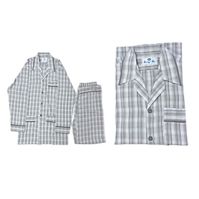 Bộ Pyjama HUONGTAM Lentol tay dài  nam cao cấp(PDT01N18). Chất liệu vải loại tốt:  mềm mại, thoáng mát, không phai màu.