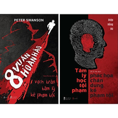 Sách Combo 2 Cuốn Tâm Lý Kẻ Phạm Tội: 8 Vụ Án Hoàn Hảo + Tâm Lý Học Tội Pham - Bản Quyền