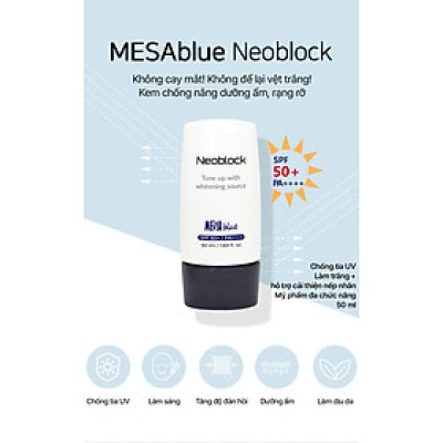 Kem chống nắng dưỡng ẩm MESAblue Neoblock 50ml SPF 50+