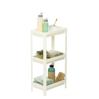 Kệ nhà tắm 5 tầng đa năng cao cấp INOCHI xuất nhật kích thước 37*23*130cm nhựa nguyên sinh cao cấp màu trắng hiện đại